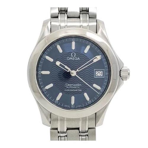 Pre-owned Metal watches Omega Vintage , Blue , Heren