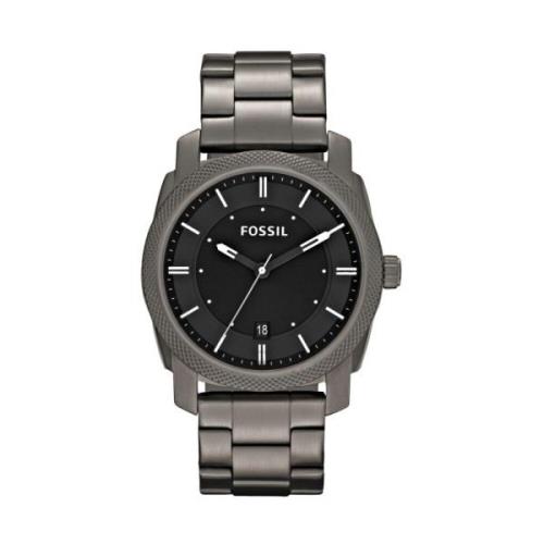 Gunmetal Heren Analoge Horloge Fossil , Gray , Heren