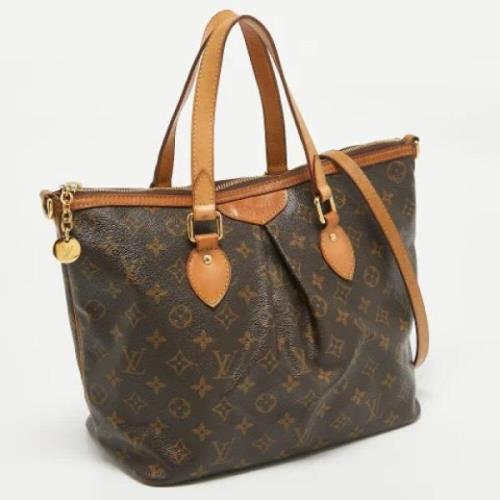 Pre-owned Canvas totes Louis Vuitton Vintage , Brown , Dames