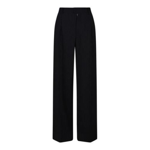 Midnight Blue Pinstripe Tailored Trousers Isabel Marant , Black , Dame...