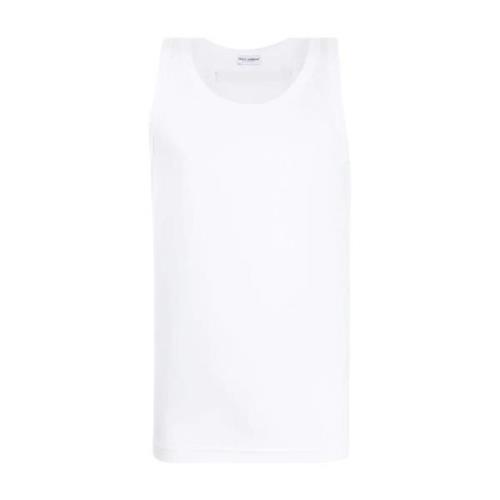 Logo Tanktop Dolce & Gabbana , White , Heren