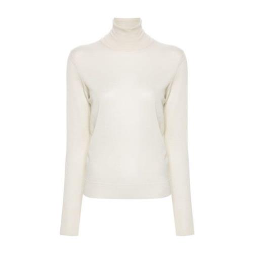 Stijlvolle Sweaters Collectie Roberto Collina , Beige , Dames