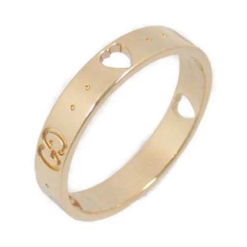 Pre-owned Rose Gold rings Gucci Vintage , Yellow , Dames