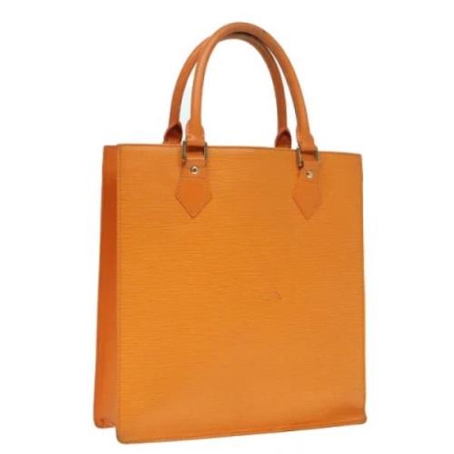 Pre-owned Leather louis-vuitton-bags Louis Vuitton Vintage , Orange , ...