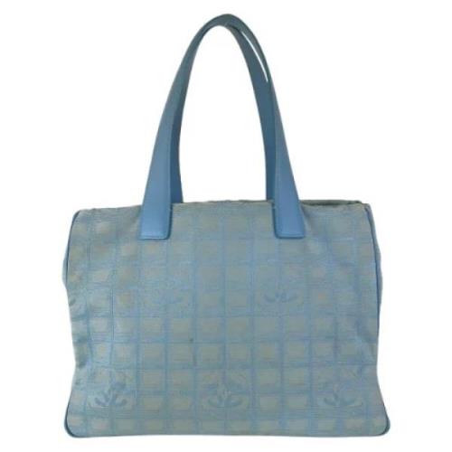 Pre-owned Canvas totes Chanel Vintage , Blue , Dames