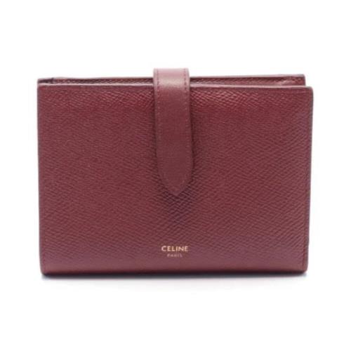 Pre-owned Leather wallets Celine Vintage , Red , Dames