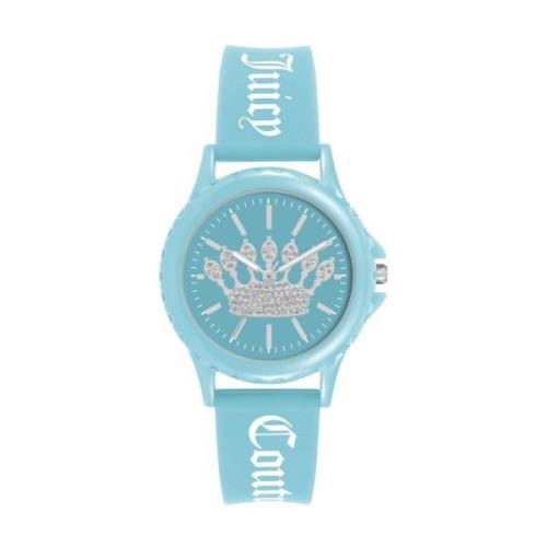 Blauw Damesmode Horloge Juicy Couture , Blue , Dames