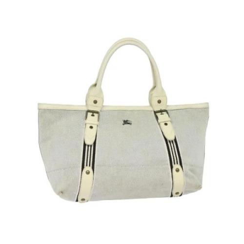 Pre-owned Canvas totes Burberry Vintage , Beige , Dames