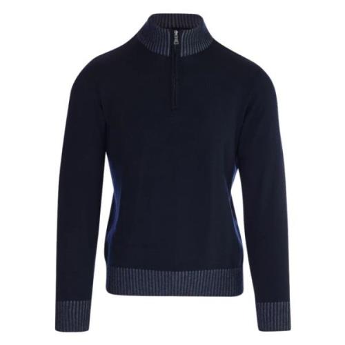 Navy Blue Pullover Sweater Paul & Shark , Blue , Heren