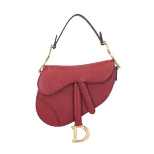 Pre-owned Leather dior-bags Dior Vintage , Red , Dames