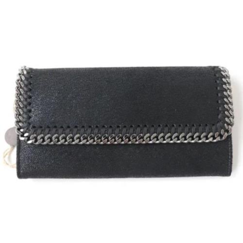 Pre-owned Canvas wallets Stella McCartney Pre-owned , Black , Dames