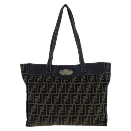 Pre-owned Canvas totes Fendi Vintage , Brown , Dames