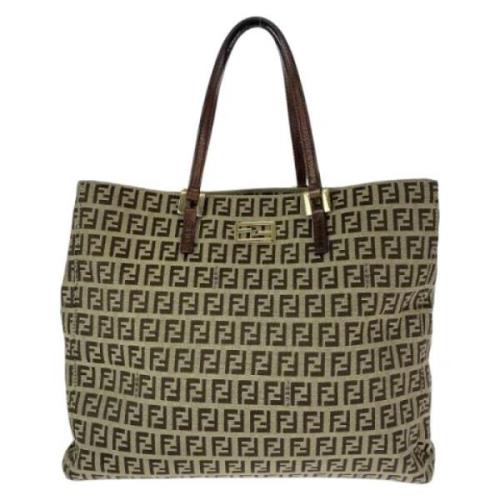 Pre-owned Canvas fendi-bags Fendi Vintage , Brown , Dames