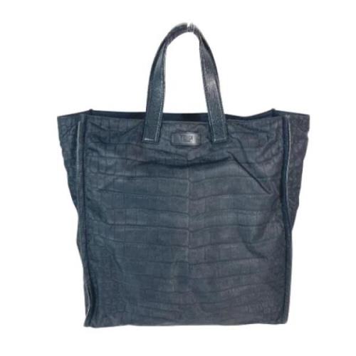 Pre-owned Fabric totes Fendi Vintage , Blue , Dames