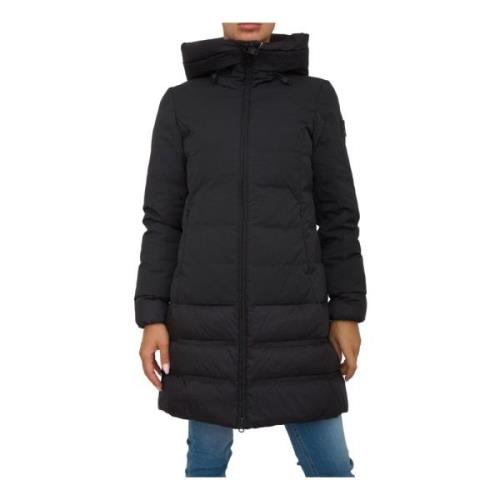 Zwarte Parka Trench Jas Dekker , Black , Dames