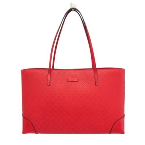 Pre-owned Leather gucci-bags Gucci Vintage , Red , Dames