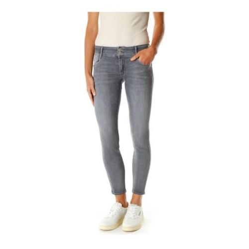 Plumping Effect Slim Fit Jeans Le Temps Des Cerises , Gray , Dames