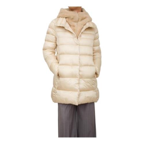 Korte Gewatteerde Beige Jas Marella , Beige , Dames