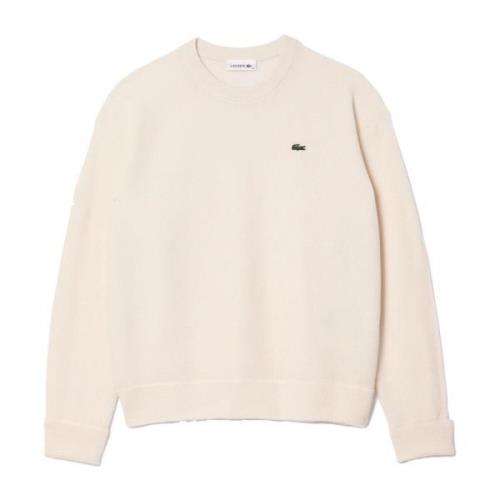 Essentiële Winter Gebreide Trui Lacoste , Beige , Dames