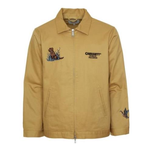 Geborduurde Ducks Jack met Kent Kraag Carhartt Wip , Brown , Heren