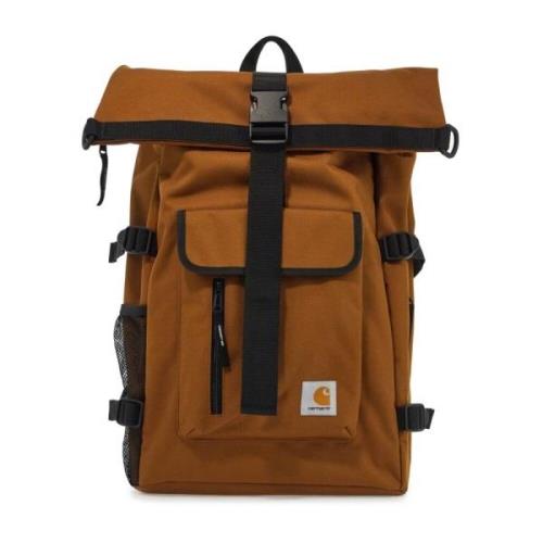 Waterdichte Phillis Rugzak met Iconisch Logo Carhartt Wip , Brown , He...