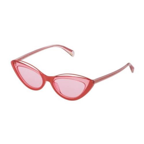 Roze Wijzerplaat UV-filter Zonnebril Police , Pink , Dames