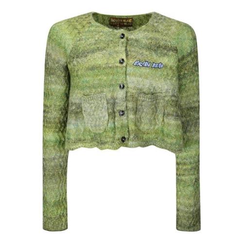 Geschulpte Vest Brain Dead , Green , Dames