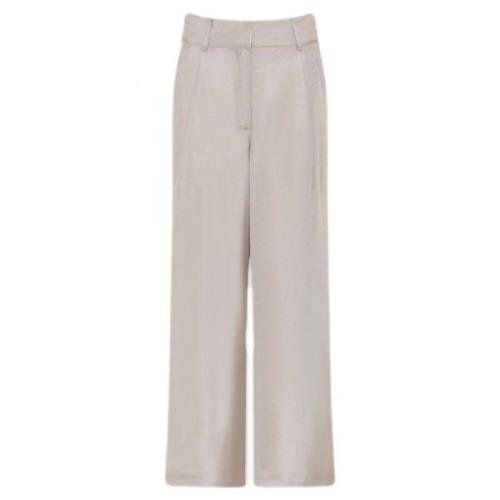 Wijde Maddeline Broek Gustav , Beige , Dames