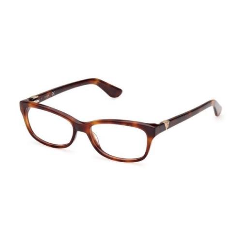 Bruine plastic monturen met UV-filter Guess , Brown , Dames