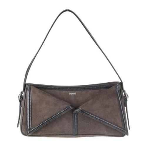 Suède handtas met ritssluiting Coperni , Brown , Dames