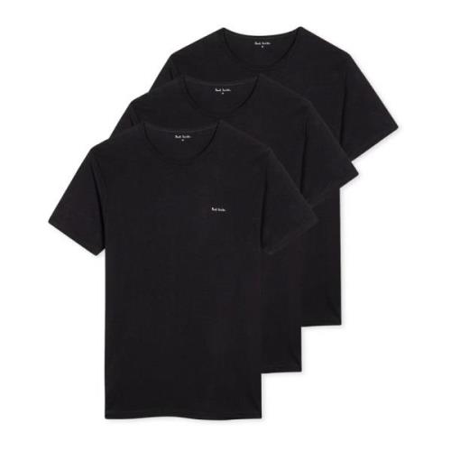 Heren T-shirt 3-pack PS By Paul Smith , Black , Heren