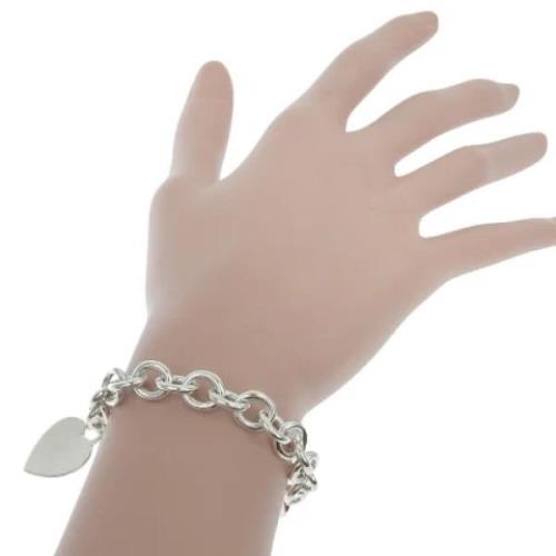 Pre-owned Silver bracelets Tiffany & Co. Pre-owned , Gray , Dames