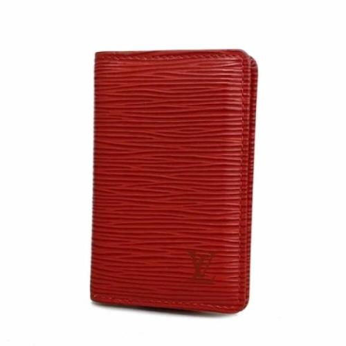 Pre-owned Fabric wallets Louis Vuitton Vintage , Red , Dames