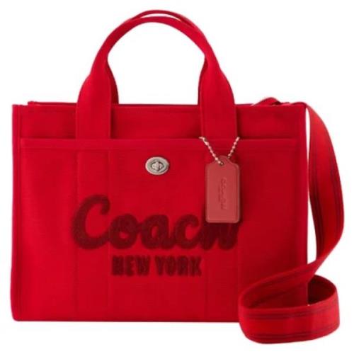 Cotton handbags Coach , Red , Dames