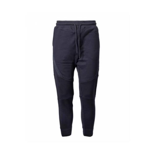 Verhoogde fleece lens sweatpants C.p. Company , Blue , Heren