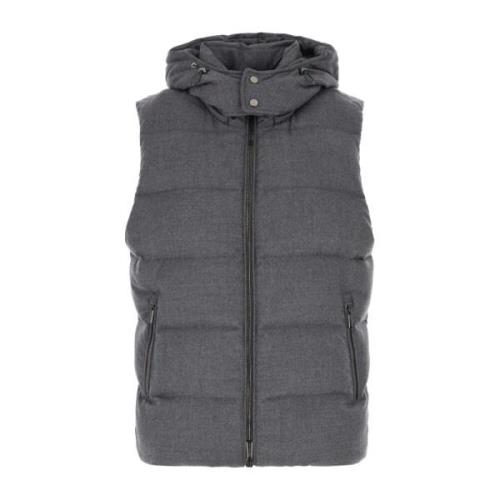 Stijlvolle gewatteerde jas voor de winter Moorer , Gray , Dames