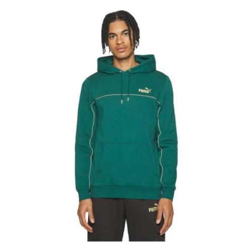 Minimalistische Gouden Hoodie Puma , Green , Heren