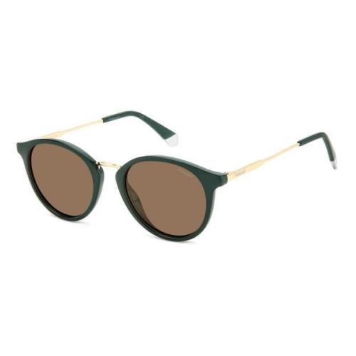 Groene Hars Zonnebril UV Bescherming Polaroid , Green , Unisex