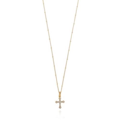 Ketting met religieus motief Dolce & Gabbana , Yellow , Heren