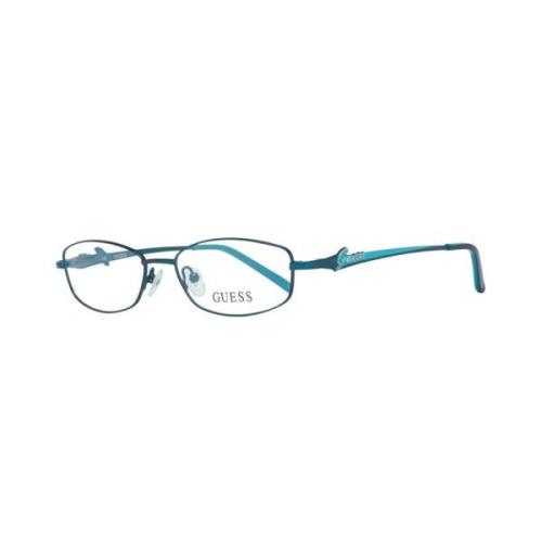 Blauwe Metalen Frames met Gouden Ketting Guess , Blue , Dames