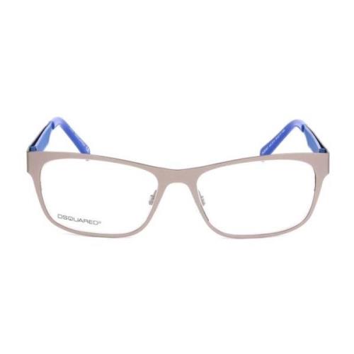 Zilveren Metalen Frames voor Mannen Dsquared2 , Gray , Heren