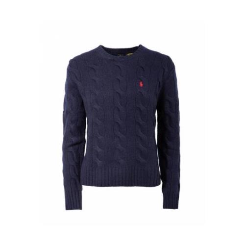 Klassieke Lange Mouw Pullover Polo Ralph Lauren , Blue , Dames