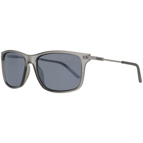 Zwarte Metalen Zonnebril UV Filter 3 Timberland , Black , Heren