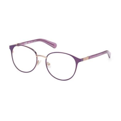 Paarse metalen frames met UV-filter Guess , Purple , Dames