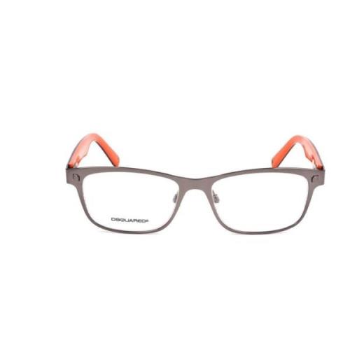 Gunmetal Dial Metalen en Plastic Frames Dsquared2 , Gray , Heren