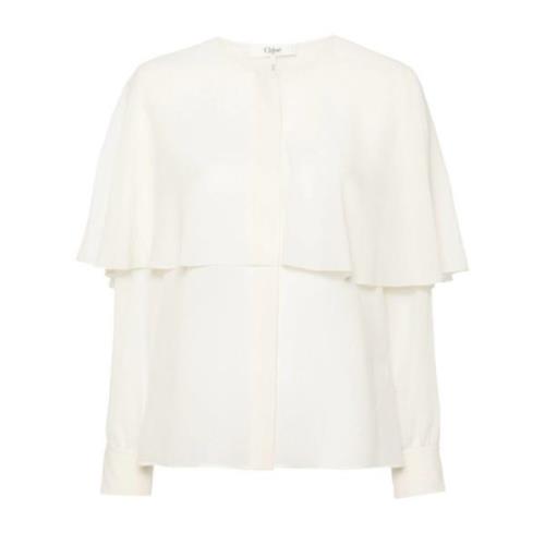 Witte Shirt Pristine Stijl Chloé , White , Dames