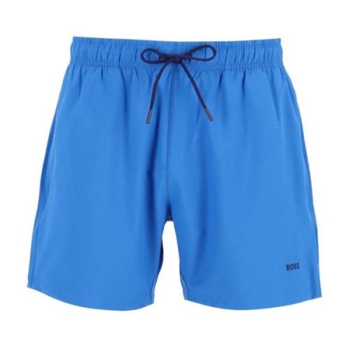 Heren Tio Zwemshorts met Achterflap Hugo Boss , Blue , Heren