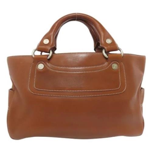 Pre-owned Leather celine-bags Celine Vintage , Brown , Dames