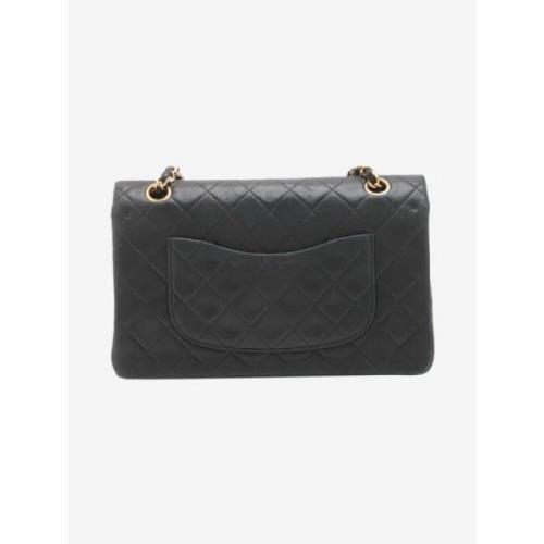 Pre-owned Leather shoulder-bags Chanel Vintage , Black , Dames