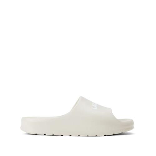 Sliders Lacoste , White , Heren